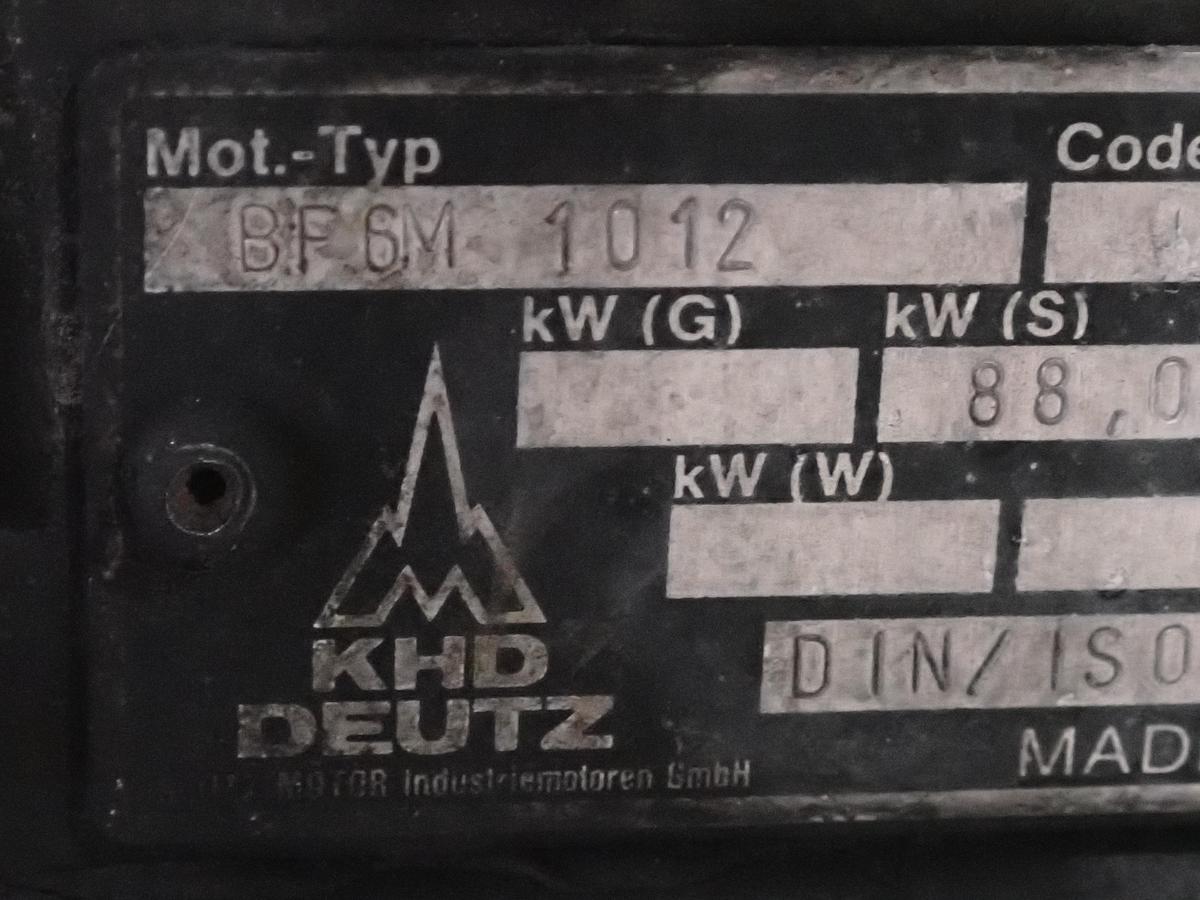 Used Deutz BF6M1012 Diesel Engine POWER UNIT w/ PTO CLUTCH!