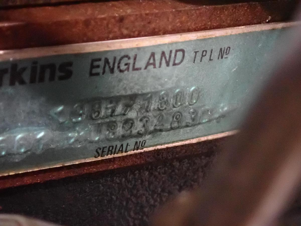 Used 1998 Perkins 1004-40TW Diesel Engine AM50661 946 HOURS!