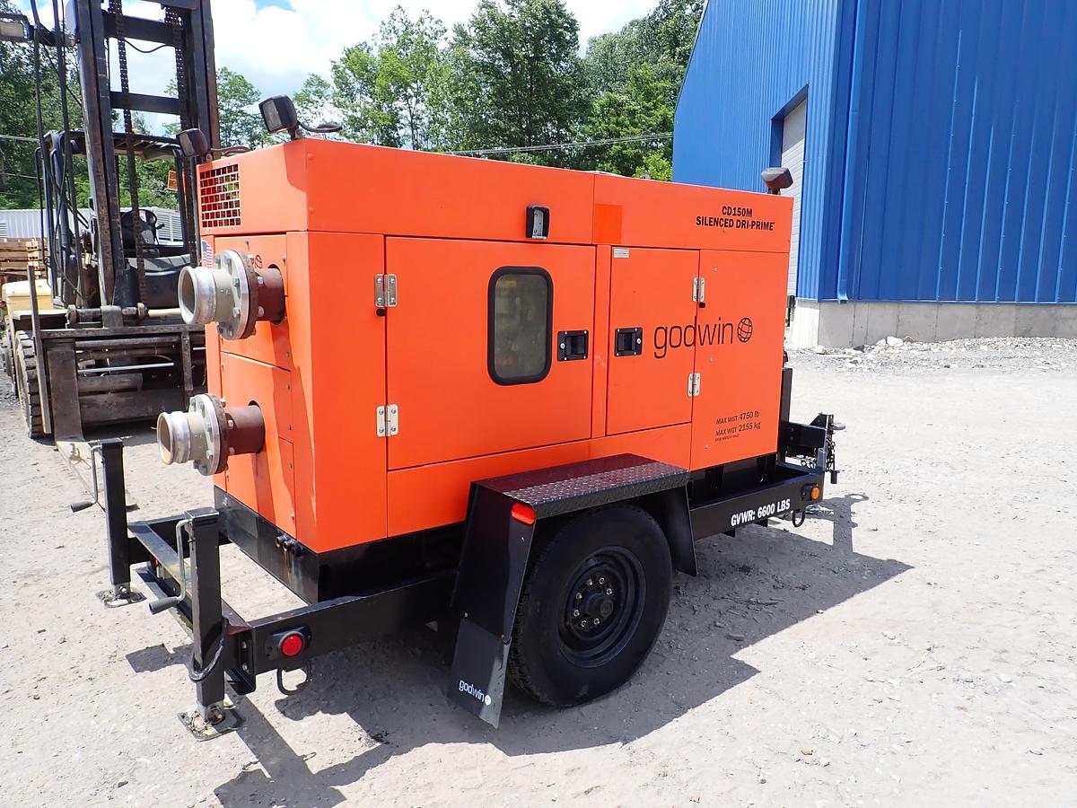 Used 2015 Godwin CD150M 6" Critical/Quiet Enclosure Water Pump