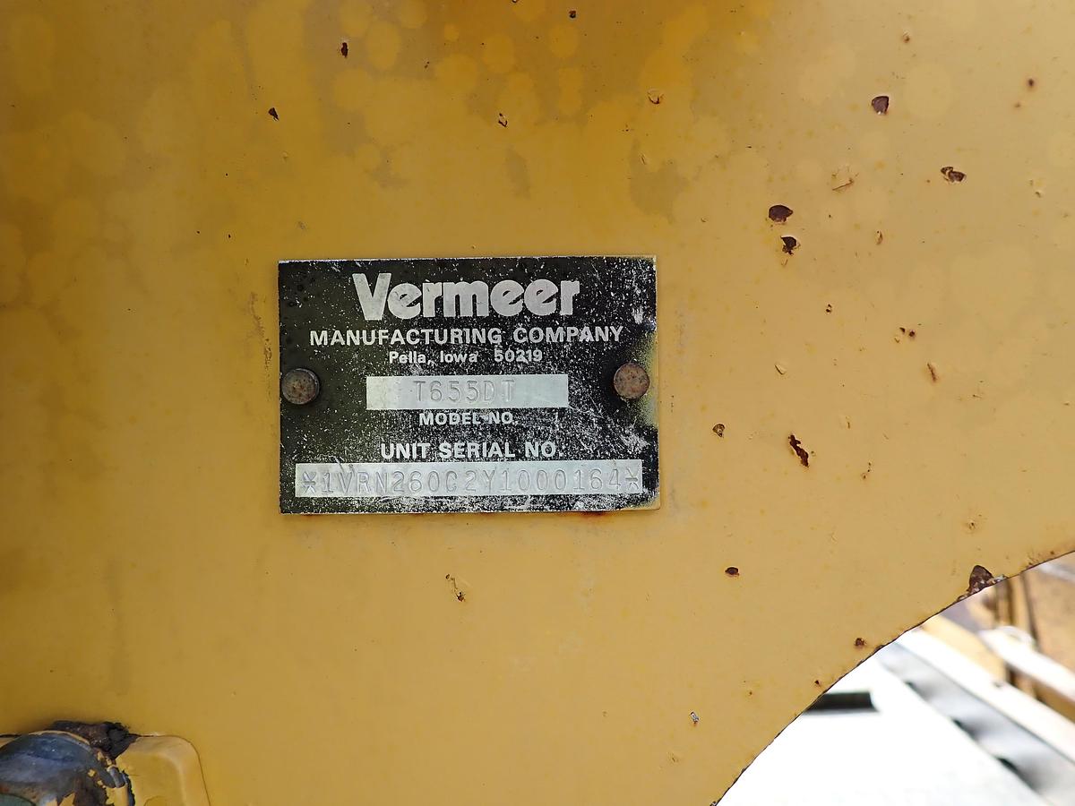 Used 2000 Vermeer T655 Commander Crawler Trencher