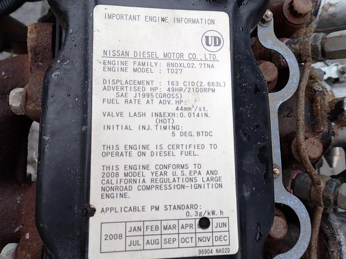 Used 2008 Nissan UD TD27