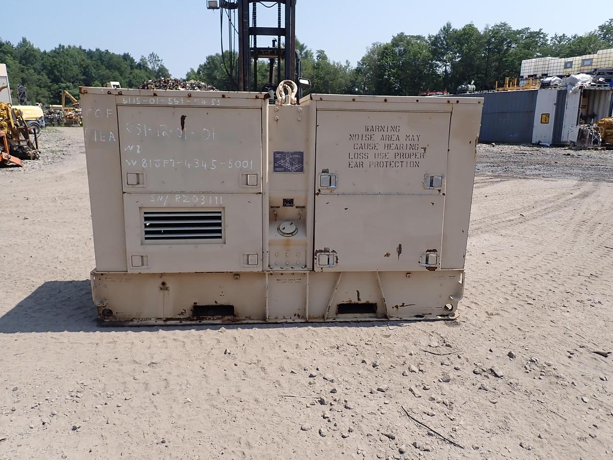 Used 1990 Libby MEP007B 100 KW Diesel Generator GOV'T SURPLUS