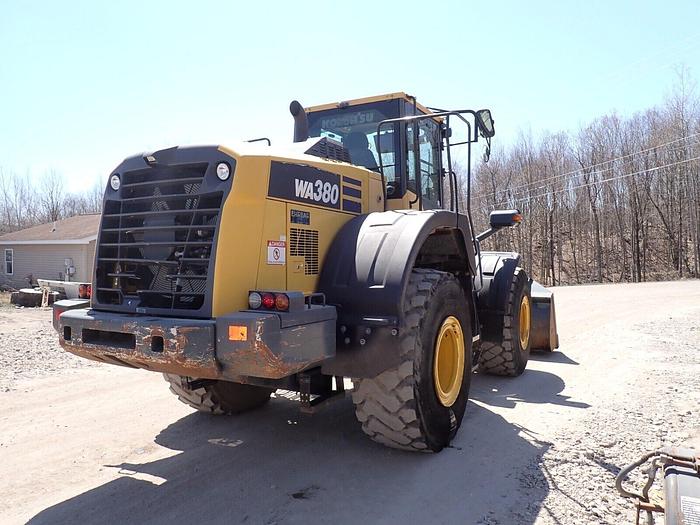 Used 2017 Komatsu WA380-8 Wheel Loader CLEAN! SIDE DUMP BUCKET 23.5-25 A/C