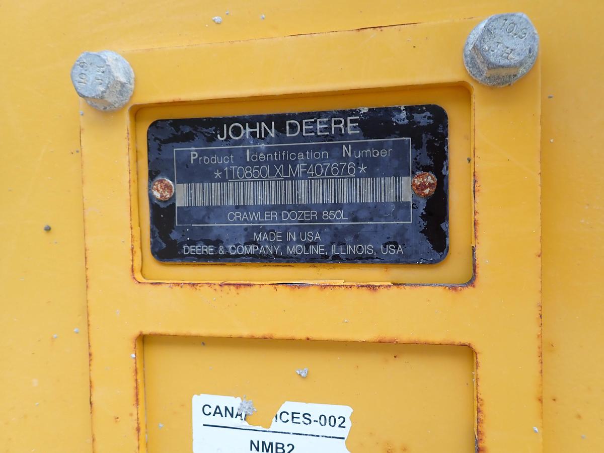 Used 2021 John Deere 850L LGP Crawler Dozer