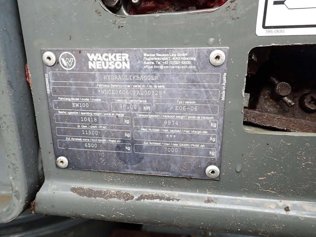 Used 2015 Wacker Neuson EW100