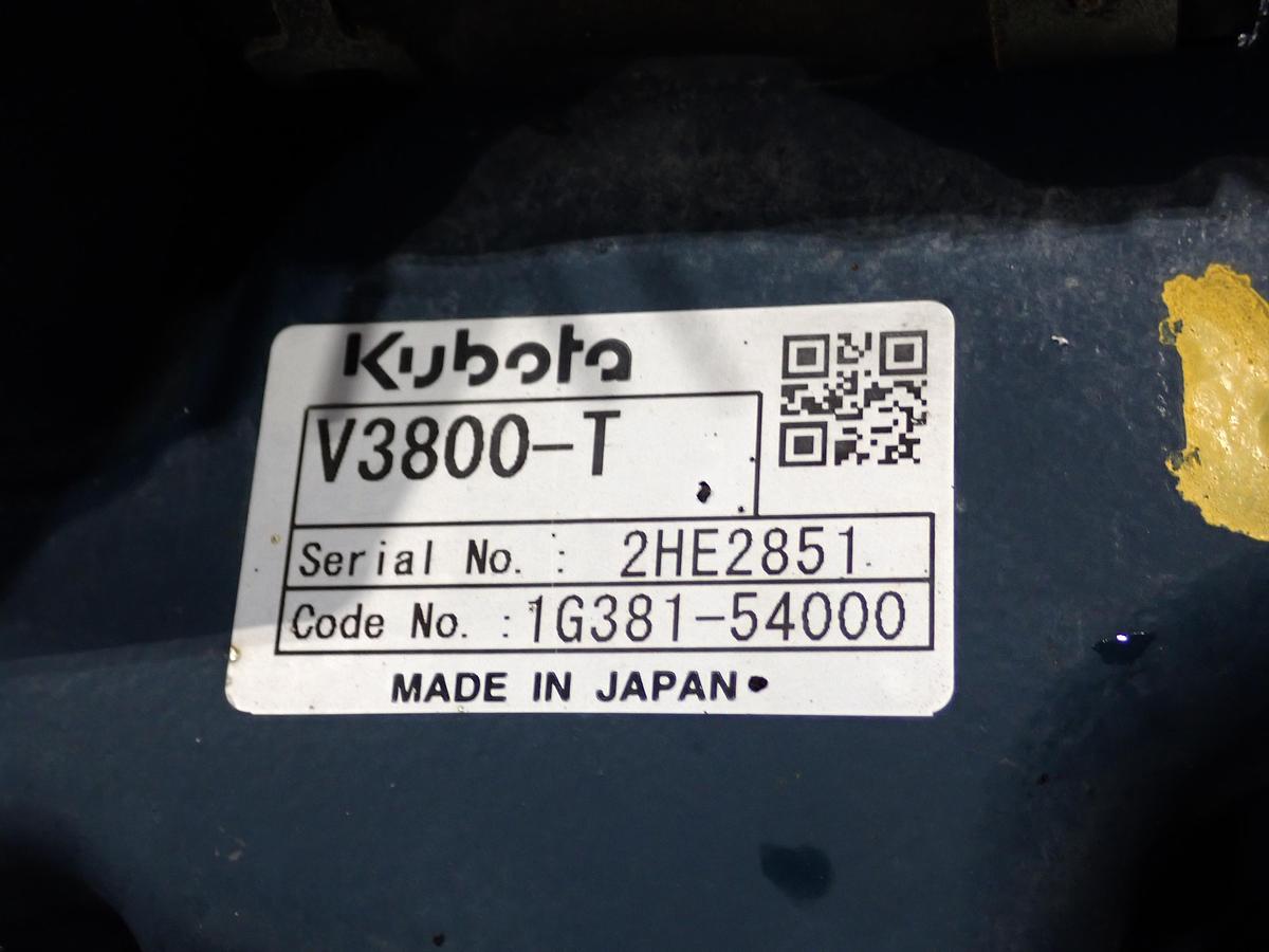 Used Kubota V3800-DI-TI-BG-ET01 Diesel Engine