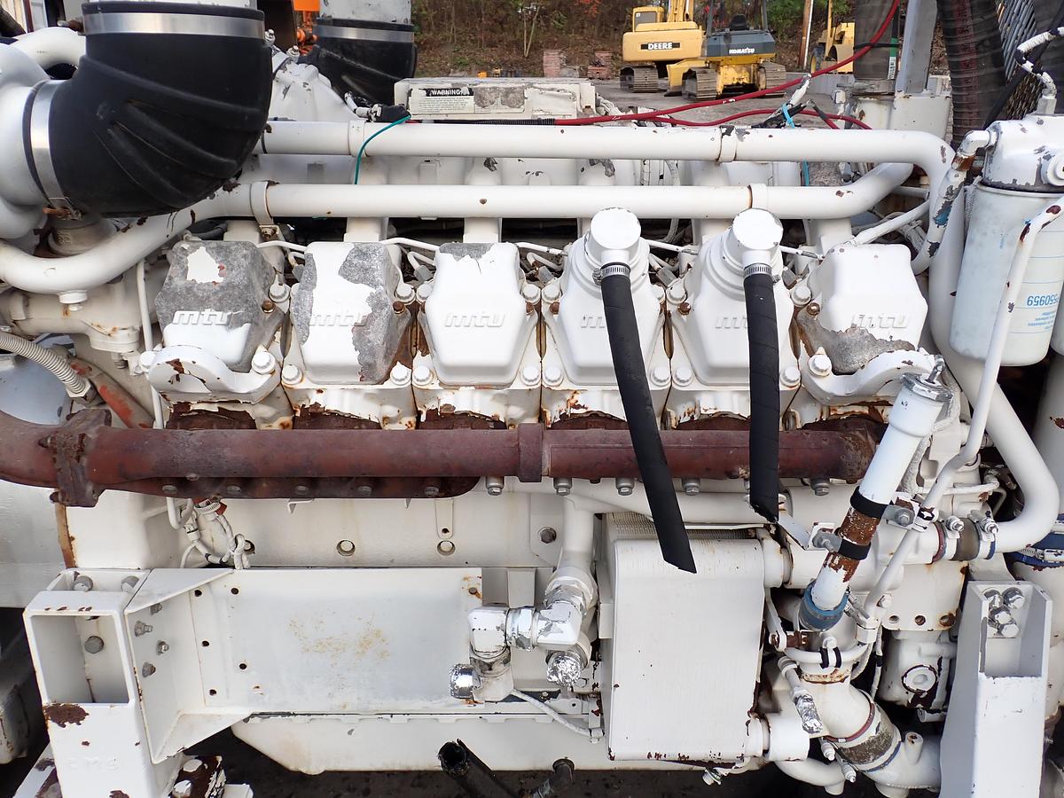 Used 2008 MTU 12V2000 Diesel Engine POWER UNIT 1005 HP