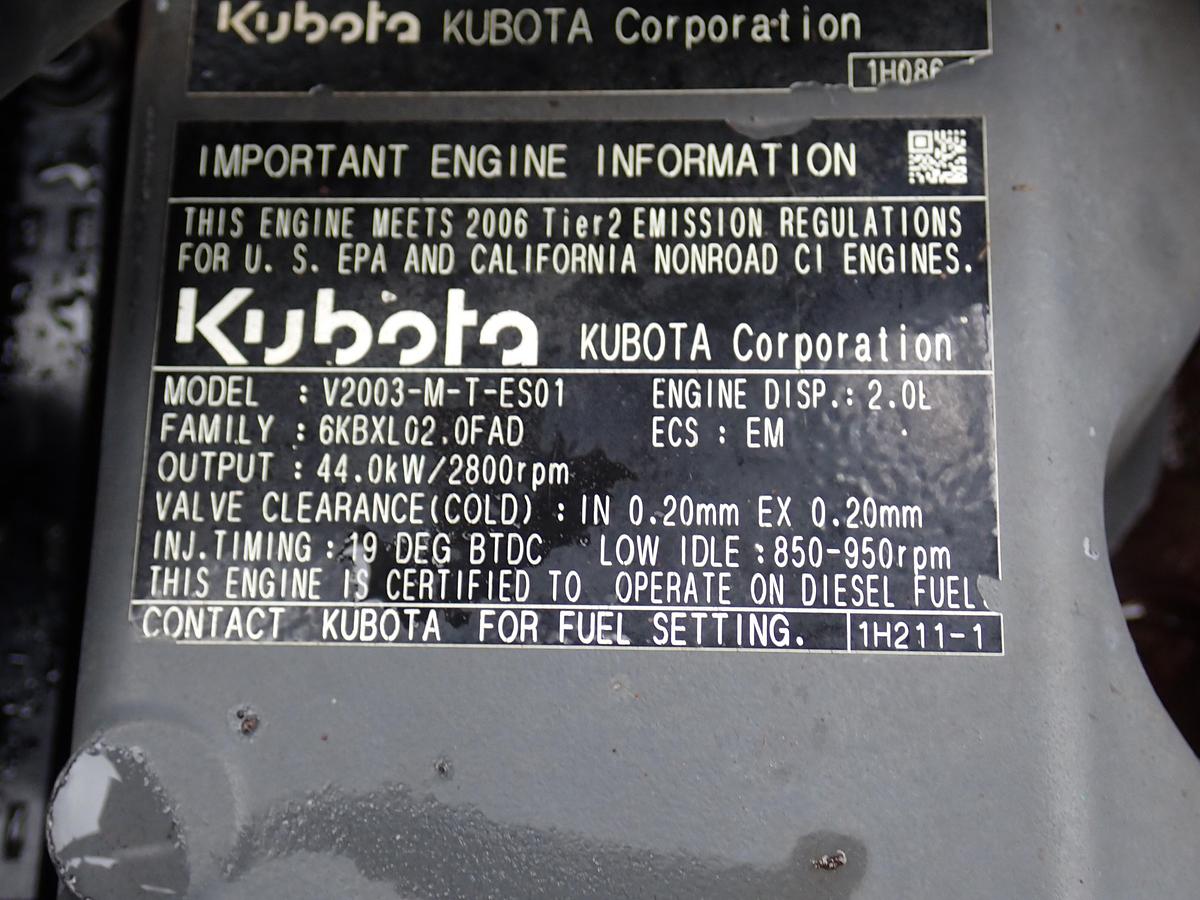 Used 2006 Kubota V2003-M-T-ES01 Diesel Engine