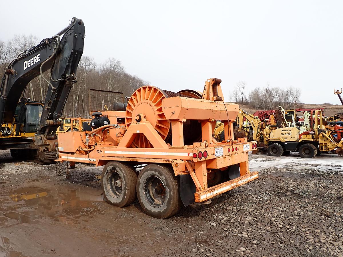 Used 2007 Wagner-Smith T-1DP-300 Single Drum Cable Puller 