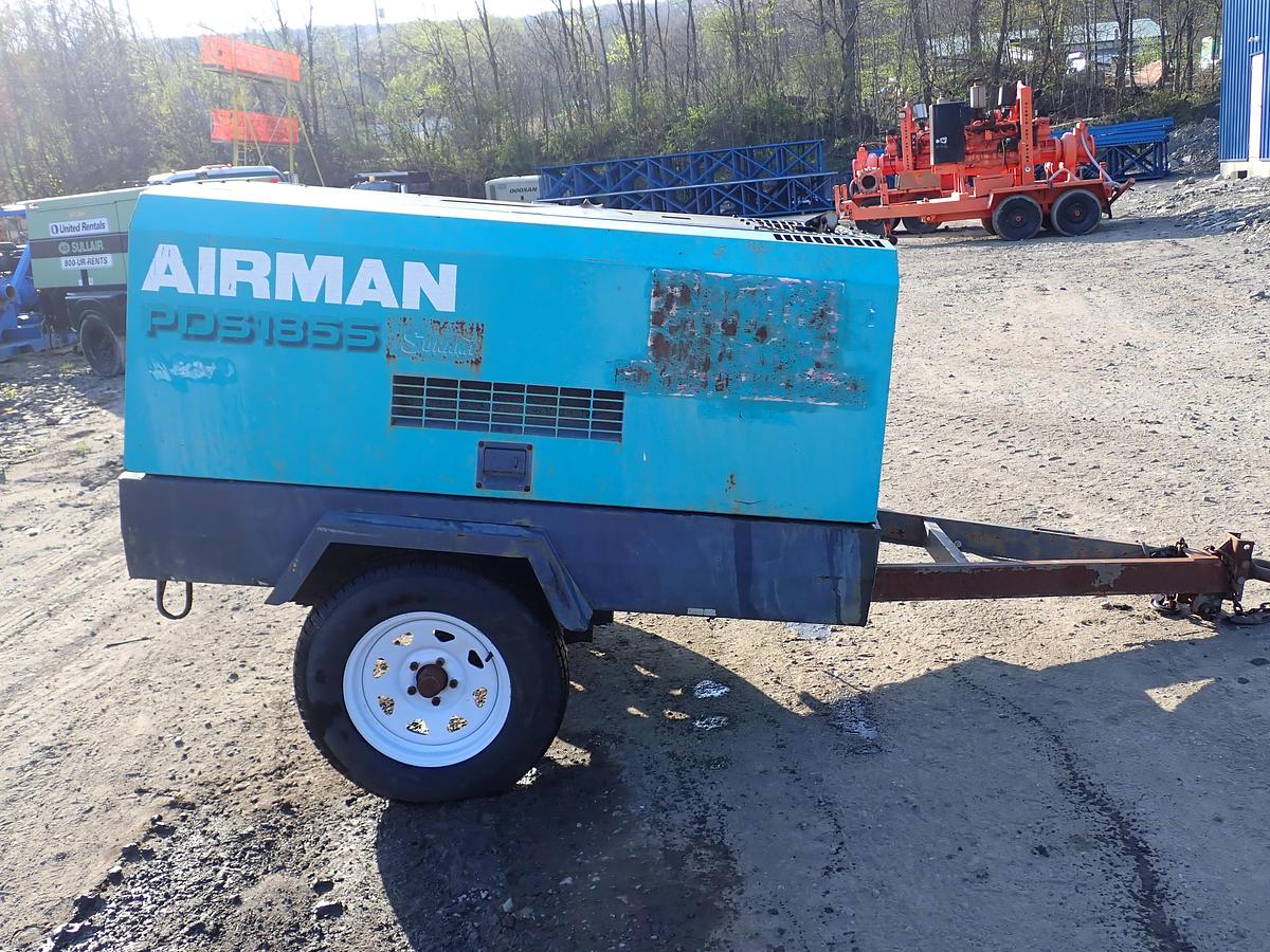 Used 2002 Airman PDS185S 185 CFM Air Compressor