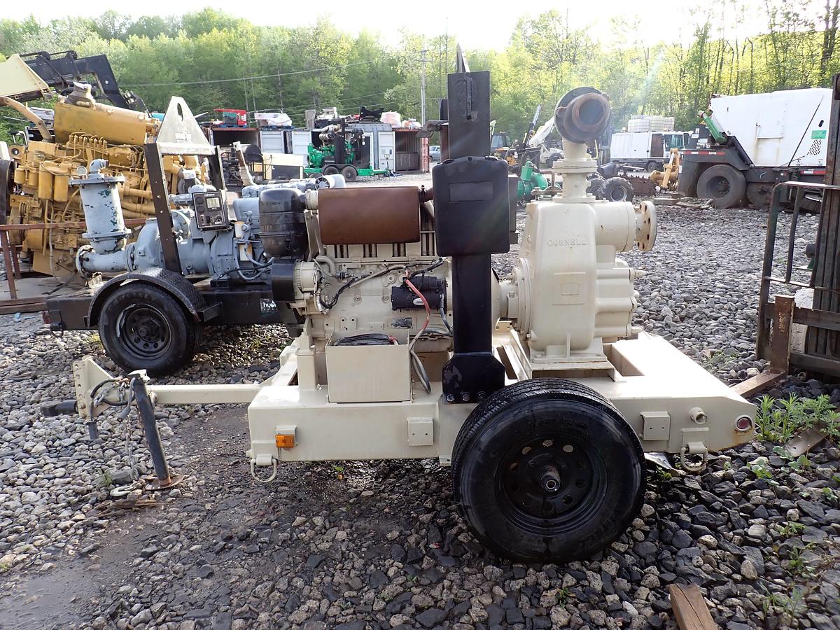 Used 2012 Cornell 6STX 6" Water Pump TRAILER TOWABLE