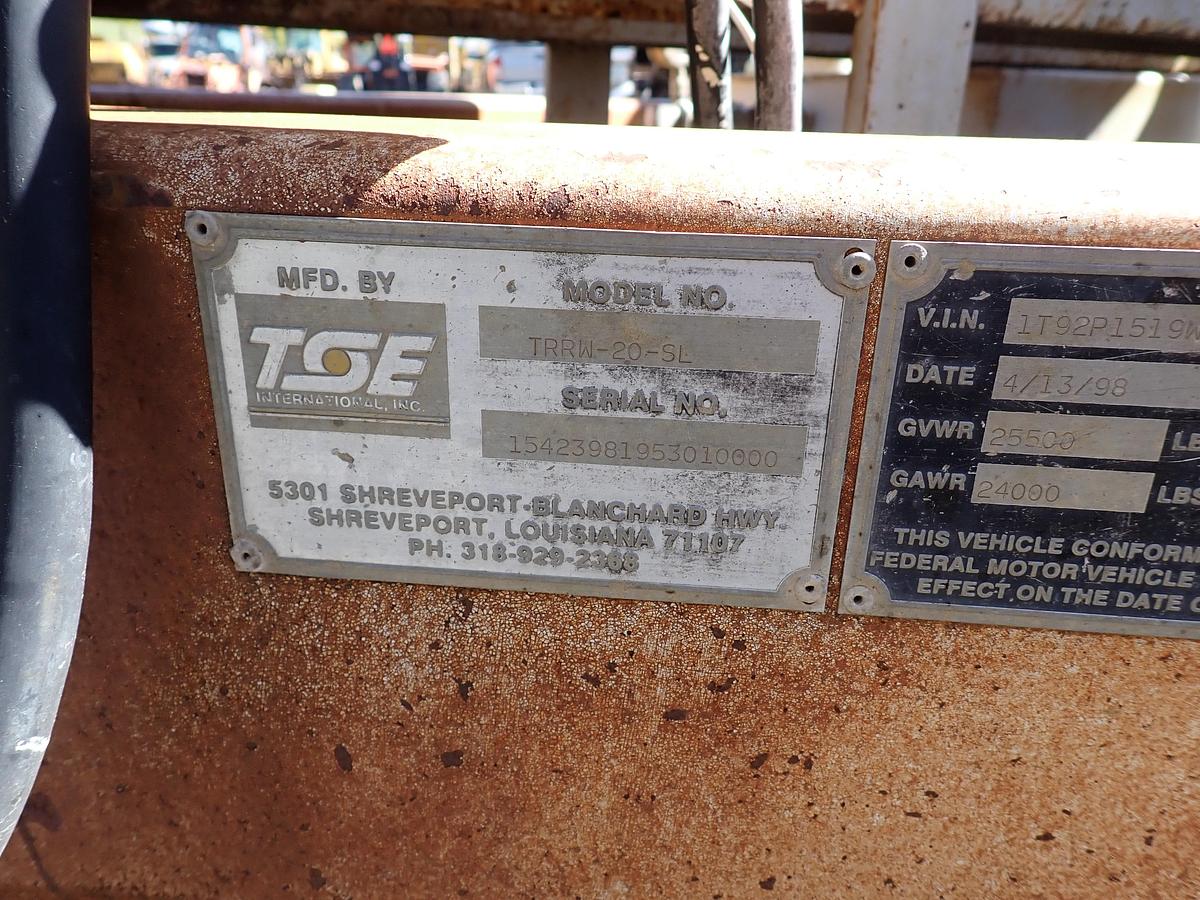 Used 1998 TSE TRRW-20 Reel Winder Trailer