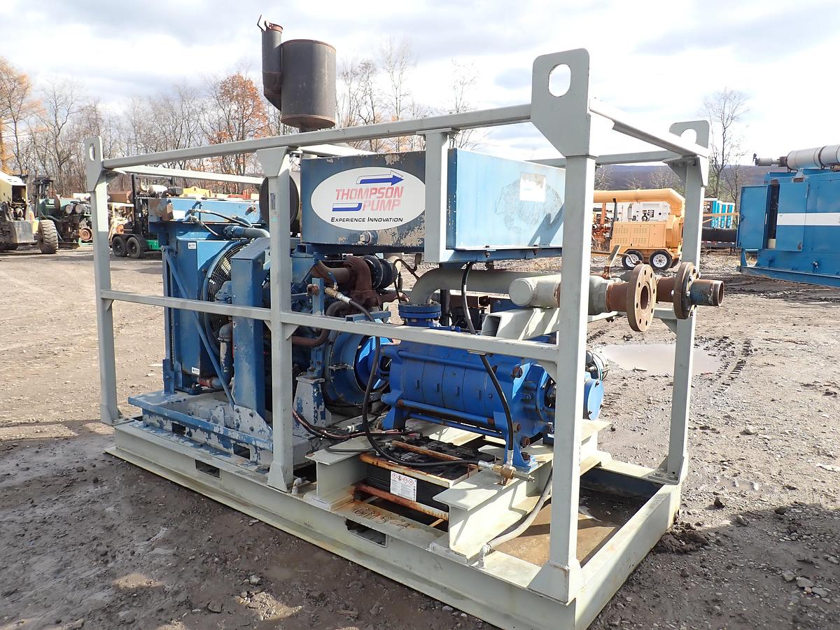 Used Thompson 6MS 6x4 High Pressure Multi Stage Water Pump