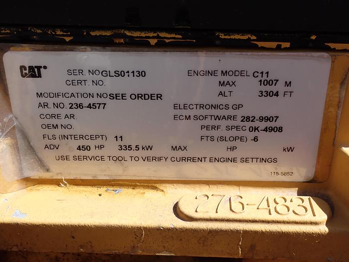 Used Caterpillar C11 Turbo Diesel Engine RUNS MINT! 450 HP GLS