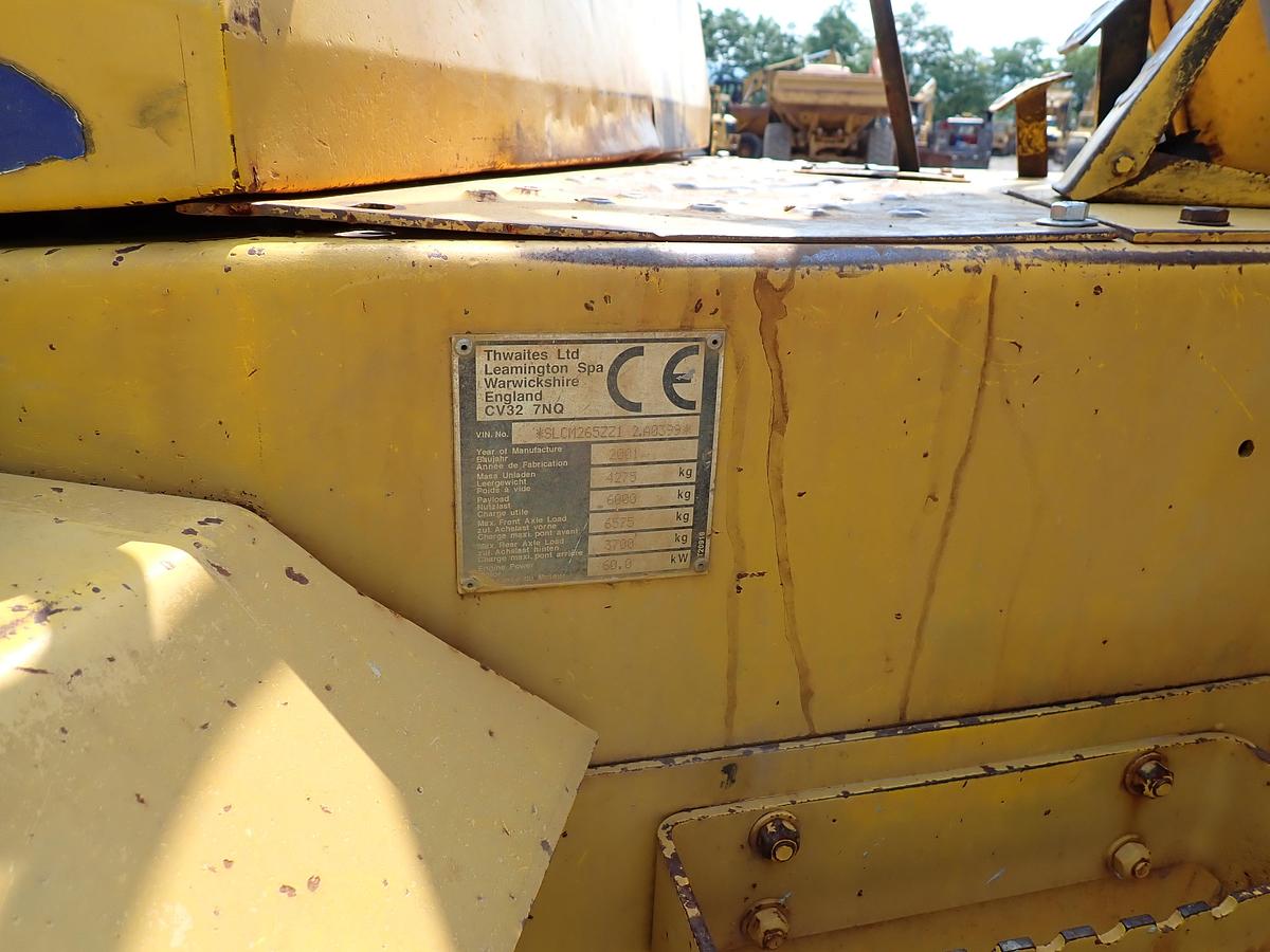 Used 2001 Thwaites 6TNA Dumper
