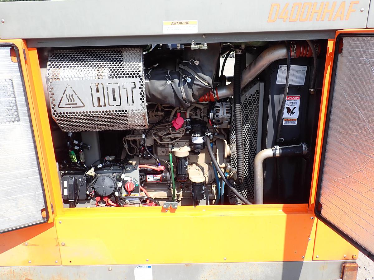 Used 2019 Sullivan Palatek D400PHHJD4AF 400 CFM Air Compressor 168 HOURS