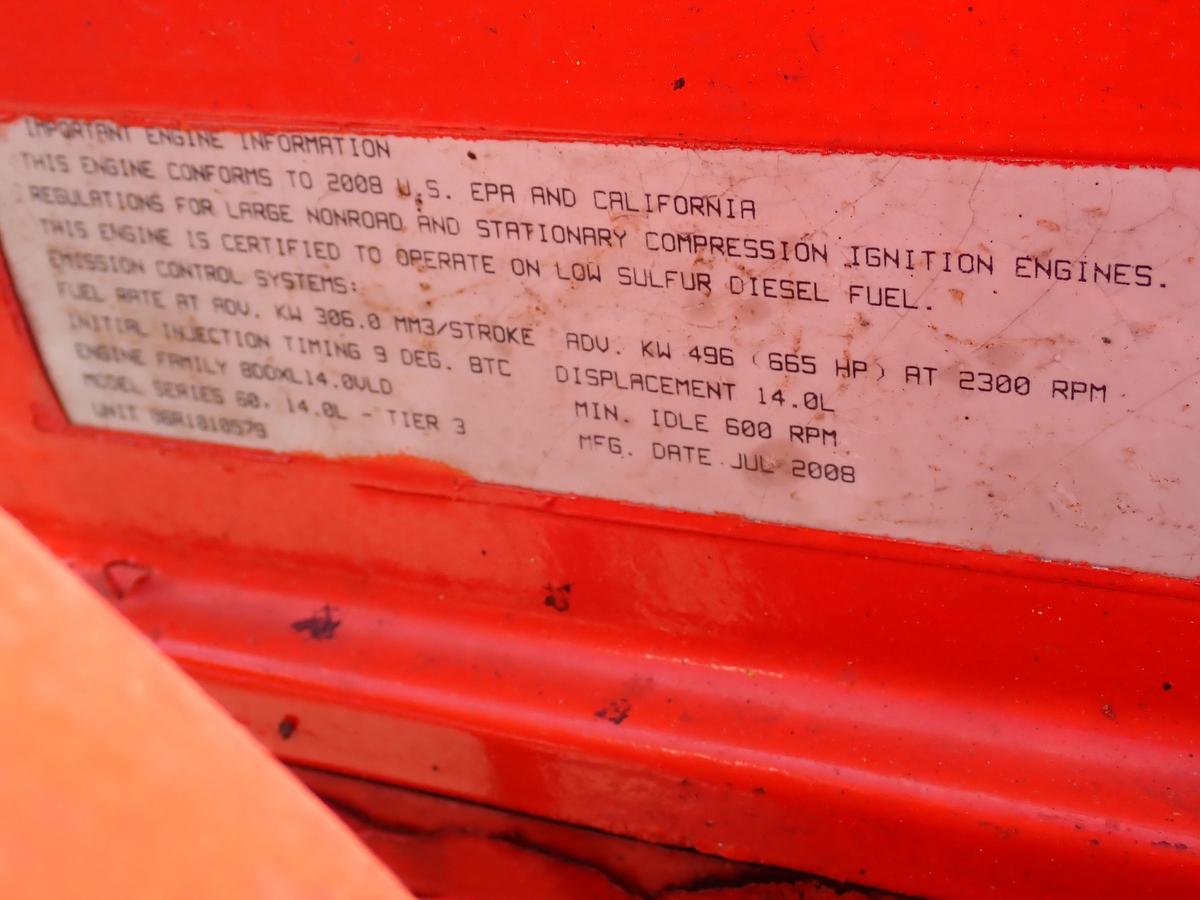 Used 2008 Detroit Diesel 14 Liter 665 HP Industrial Engine