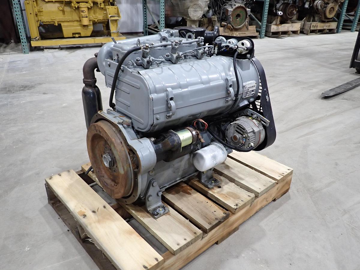 Used Lombardini 5LD825-3 Diesel Engine 688 HOURS!