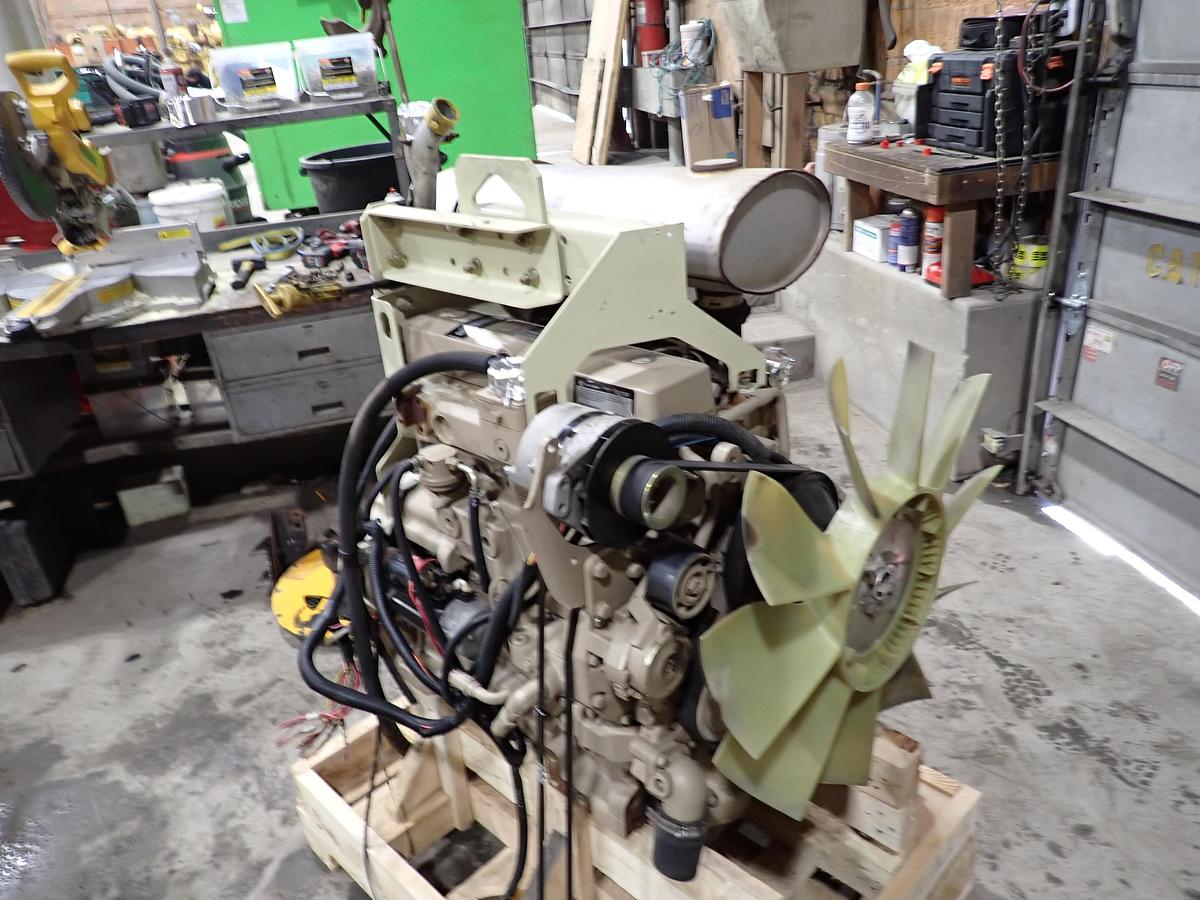 Used 2003 John Deere 4045DF150 Diesel Engine 594 HOURS!