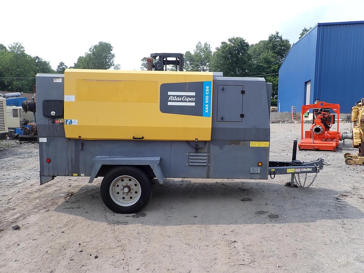 Used 2020 Atlas Copco XAS950 CD8 Air Compressor