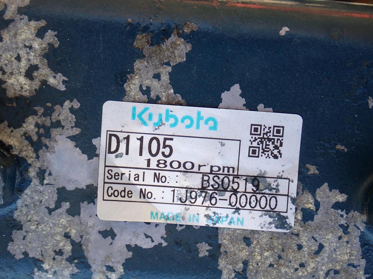 Used 2011 Kubota D1105 Diesel Engine POWER UNIT!