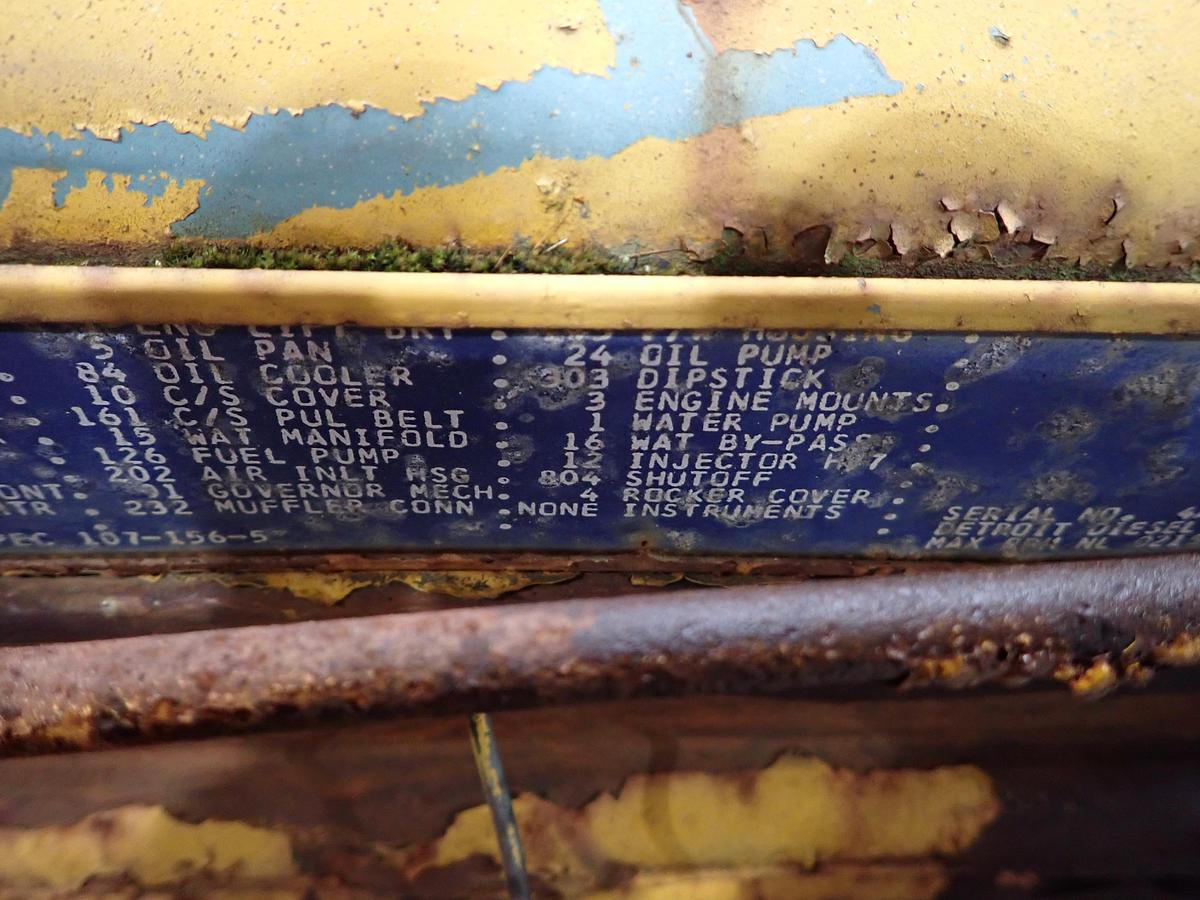 Used Detroit Diesel 4-71 Engine RIGHT HAND EXHAUST 1043-5100