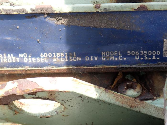 Used Detroit Diesel 6V53N LOW HOUR Engine 5063-5000