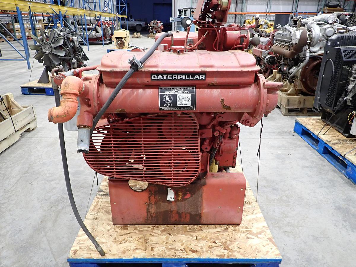 Used CAT 3208 Industrial Diesel Engine MARINE MANIFOLDS
