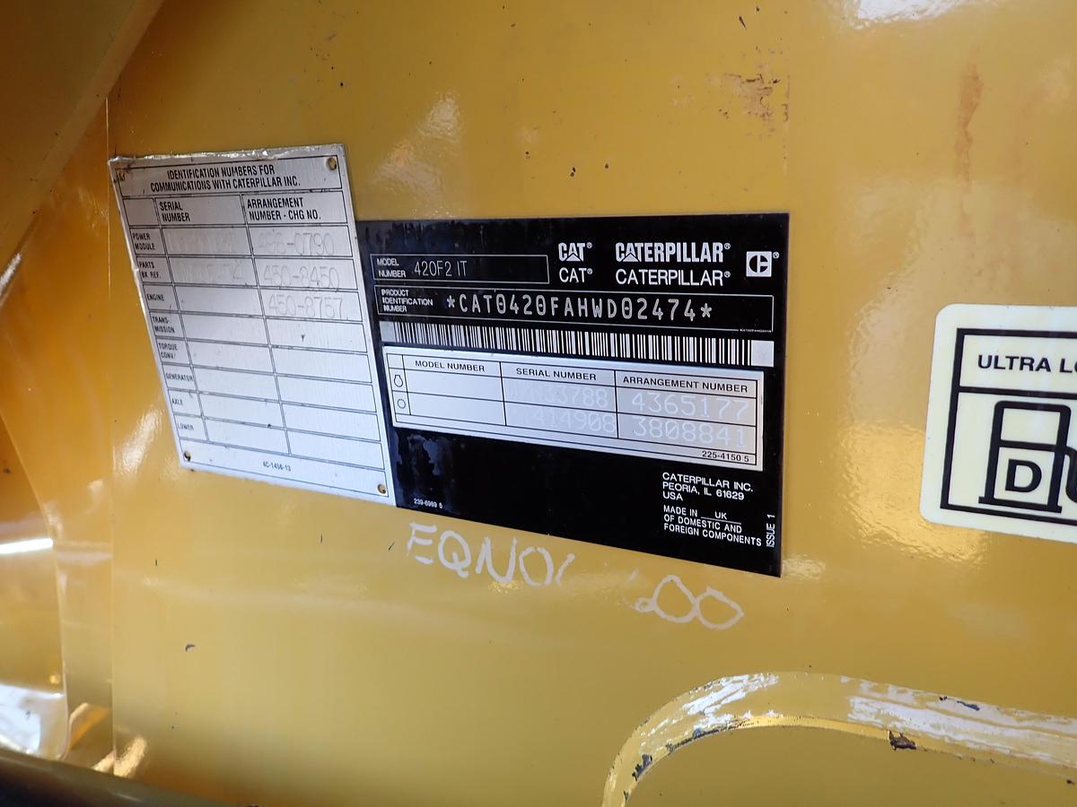 Used 2018 CAT 420F2 IT Loader Backhoe HYDRAULIC THUMB!