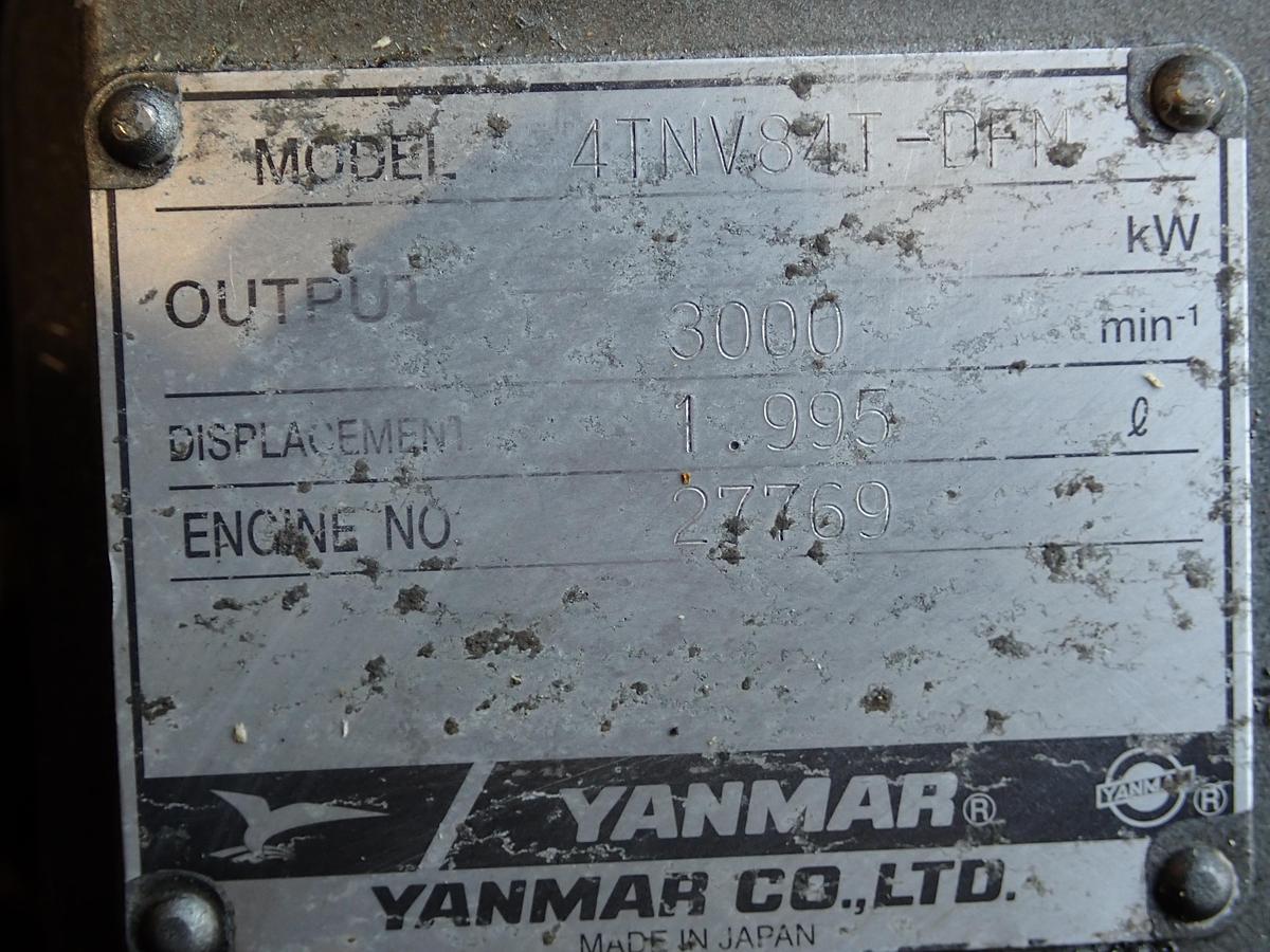 Used Yanmar 4TNV84T Turbo Diesel Engine 422 HOURS!