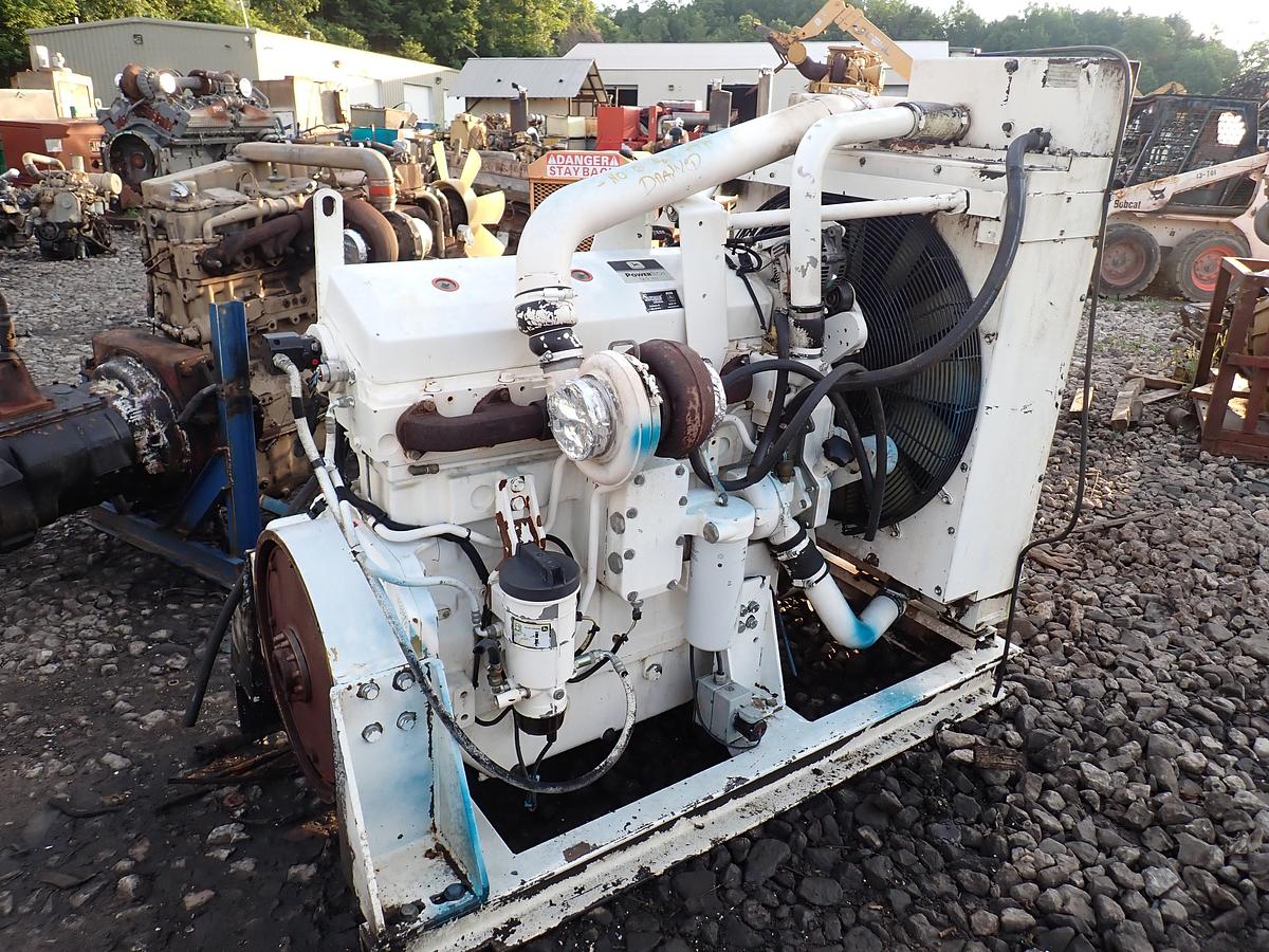 Used John Deere 6125HF070 Diesel Engine 225 HOURS!! 