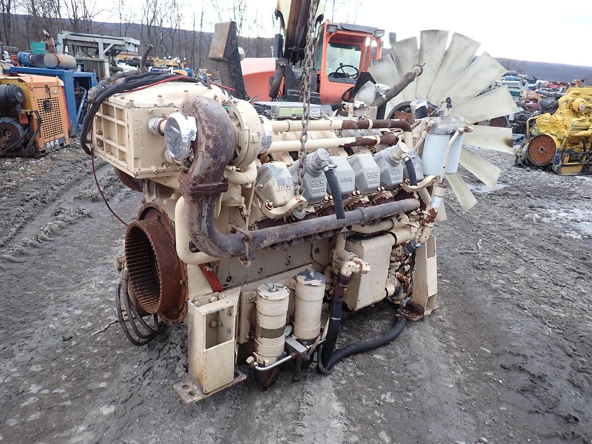 Used 2009 MTU 12V2000 Diesel Engine LOW HOURS