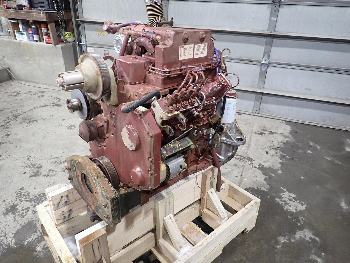Used 2004 Cummins B3.9C 125 Turbo Diesel Engine P PUMP! CPL 2264