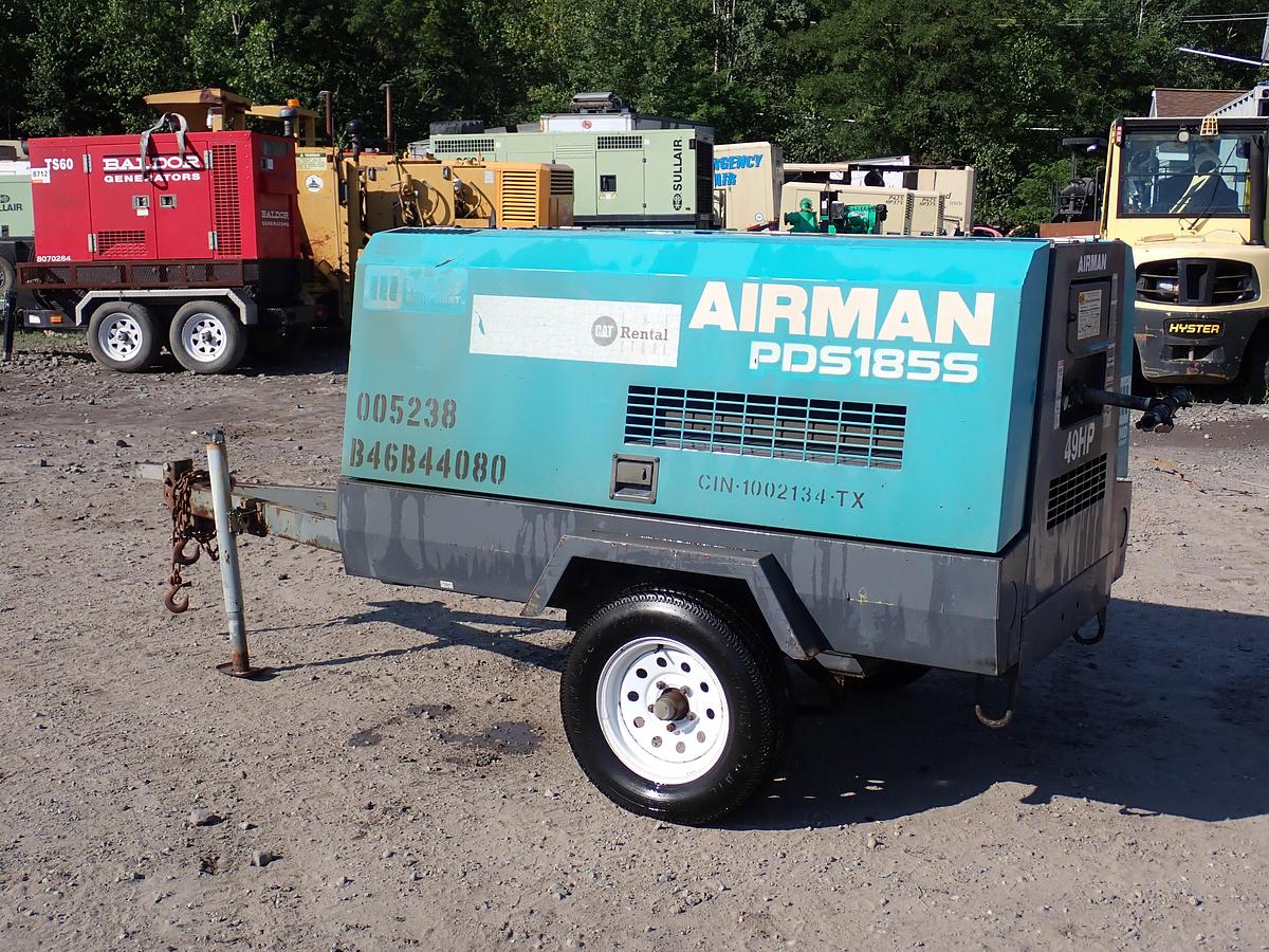 Used 2008 Airman PDS185S 185 CFM Air Compressor