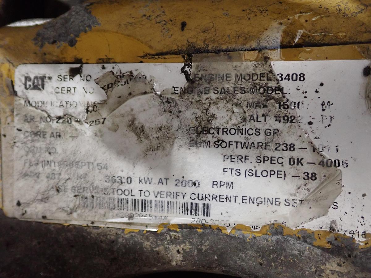 Used 2013 CAT 3408E Diesel Engine 769D Truck