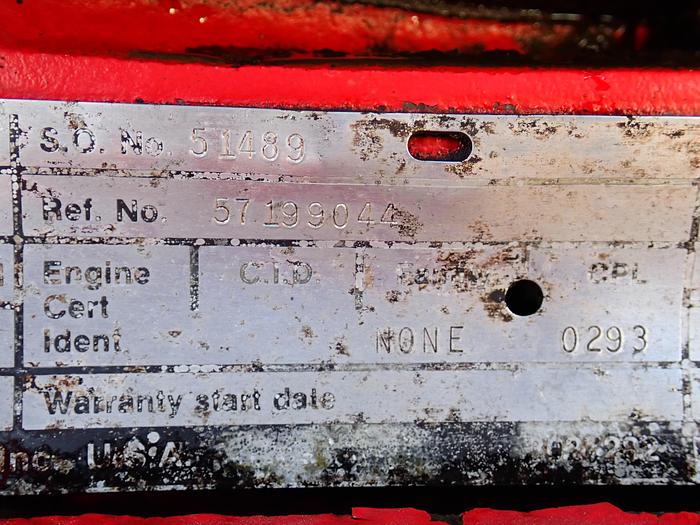 Used 1991 Cummins KTA19C Diesel Engine CPL 293