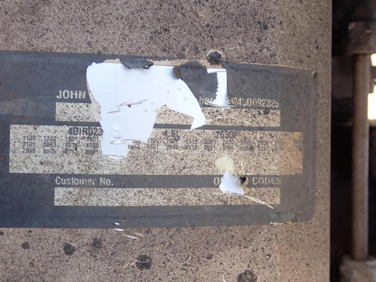 Used 2000 John Deere 4045DF150 Diesel Engine 905 HOURS!