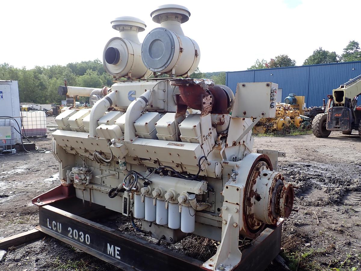Used 1990 Cummins KTA50-M Marine Diesel Engine CPL 977