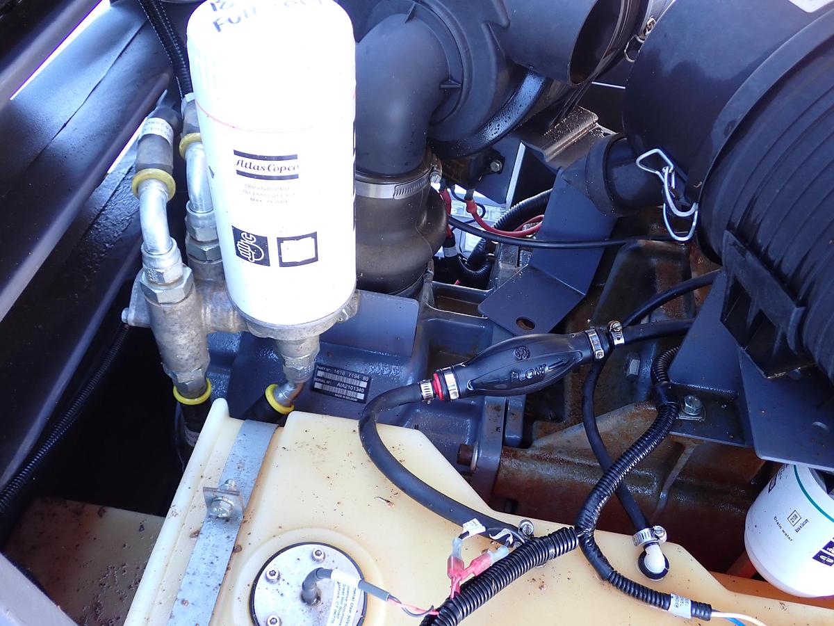 Used 2016 Atlas Copco XAS185CD7 185 CFM Air Compressor 187 HOURS!