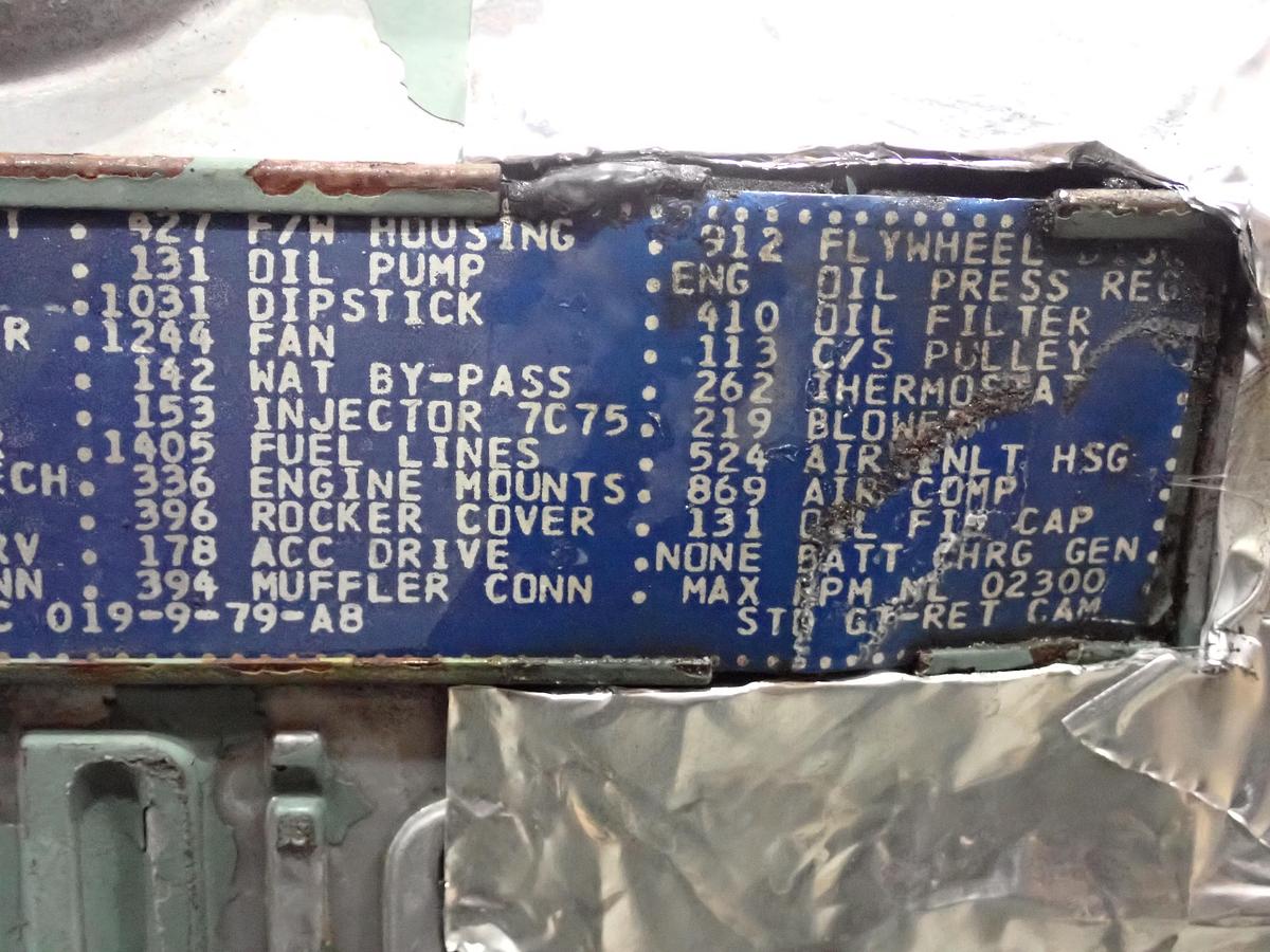 Used 1982 Detroit Diesel 8V71TA Engine 7087-7640