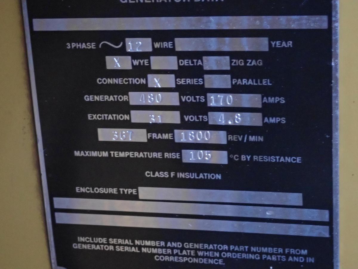 Used 1989 CAT 3116 GENSET