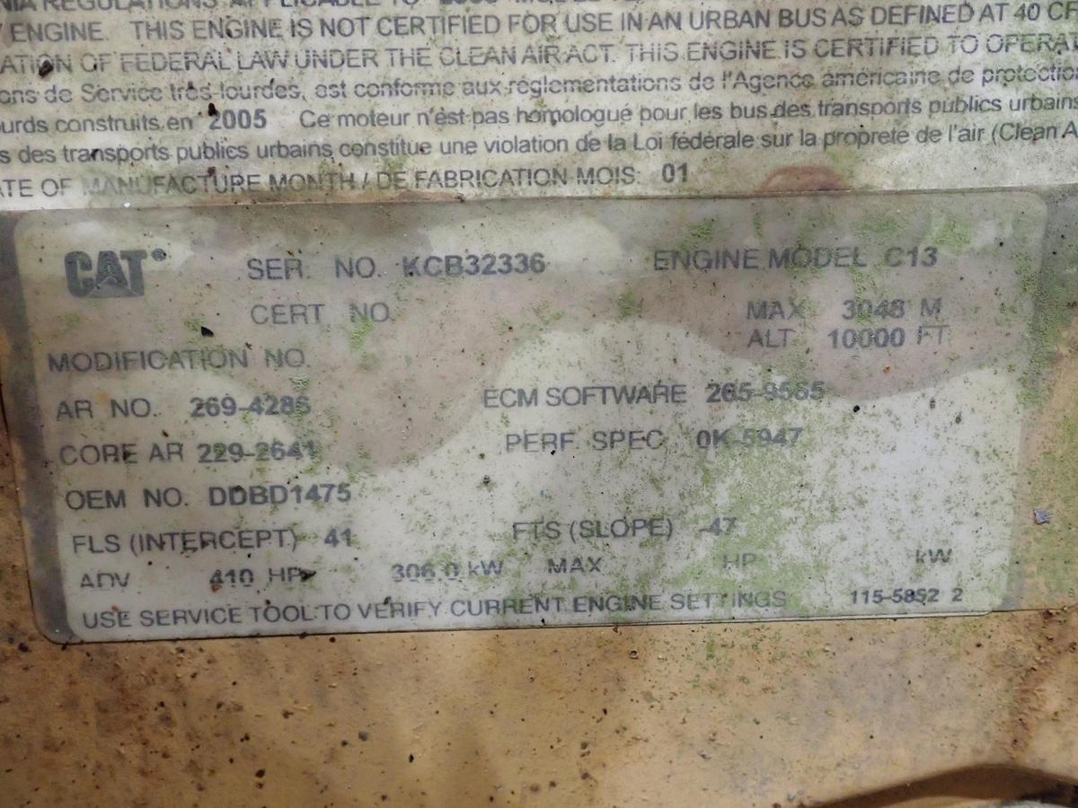 Used 2005 CAT C13 Diesel Truck Engine 410 HP KCB