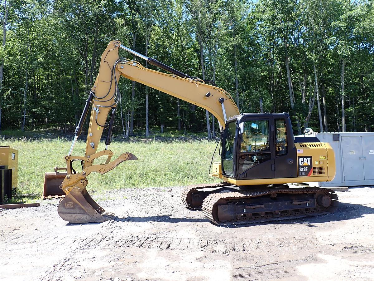 Used 2018 CAT 313FL GC Excavator HYDRAULIC THUMB