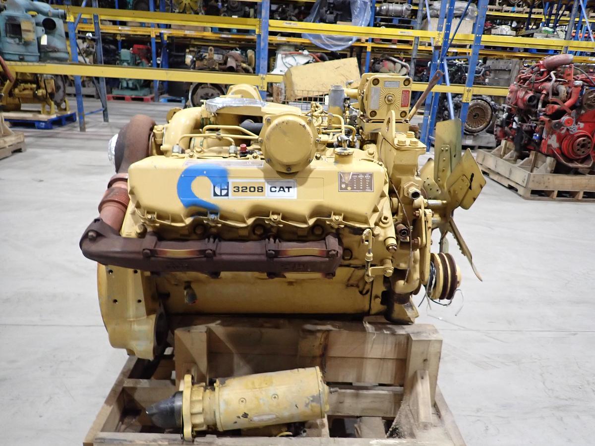 Used CAT 3208T Turbo Diesel Industrial Engine 1W7200