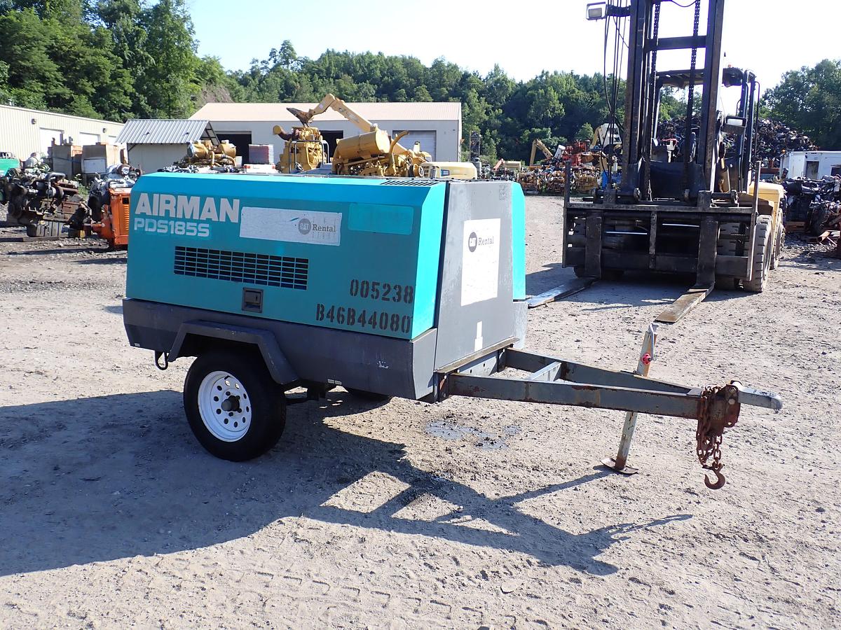 Used 2008 Airman PDS185S 185 CFM Air Compressor