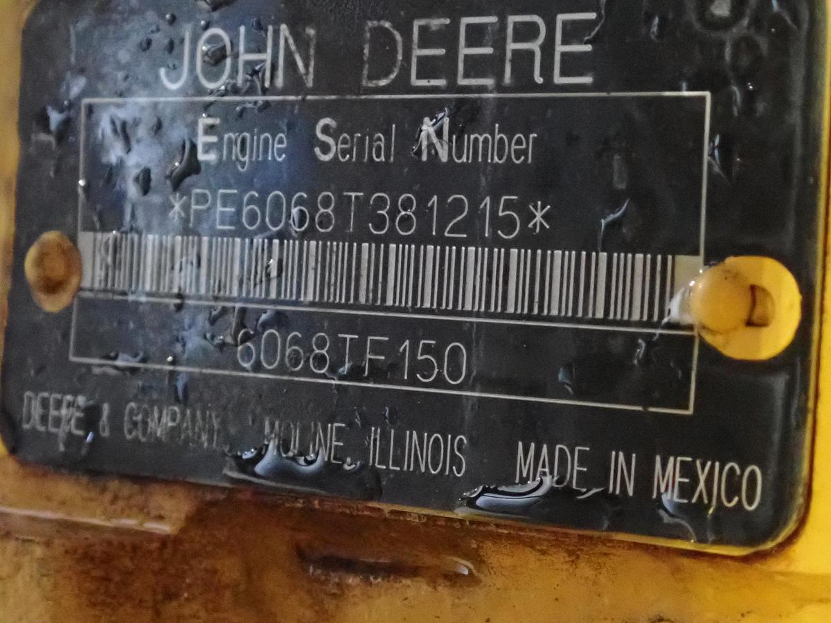 Used John Deere 6068TF150 Turbo Diesel Engine POWER UNIT!