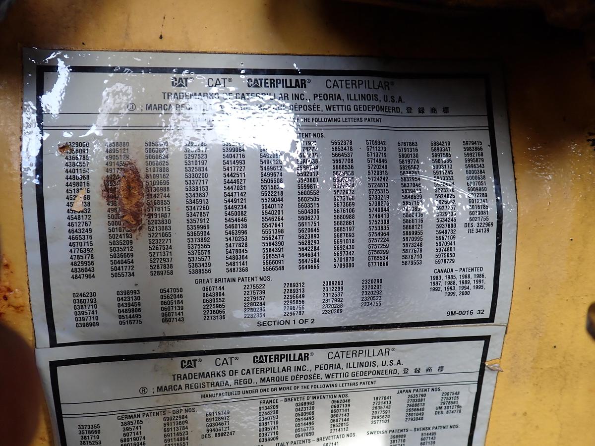 Used 2004 Sullair DE18 1550 CFM Oil Free Air Compressor CAT C16 5281 HRS