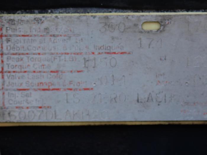 Used 1991 Cummins L10-300 Diesel Engine CPL 1446