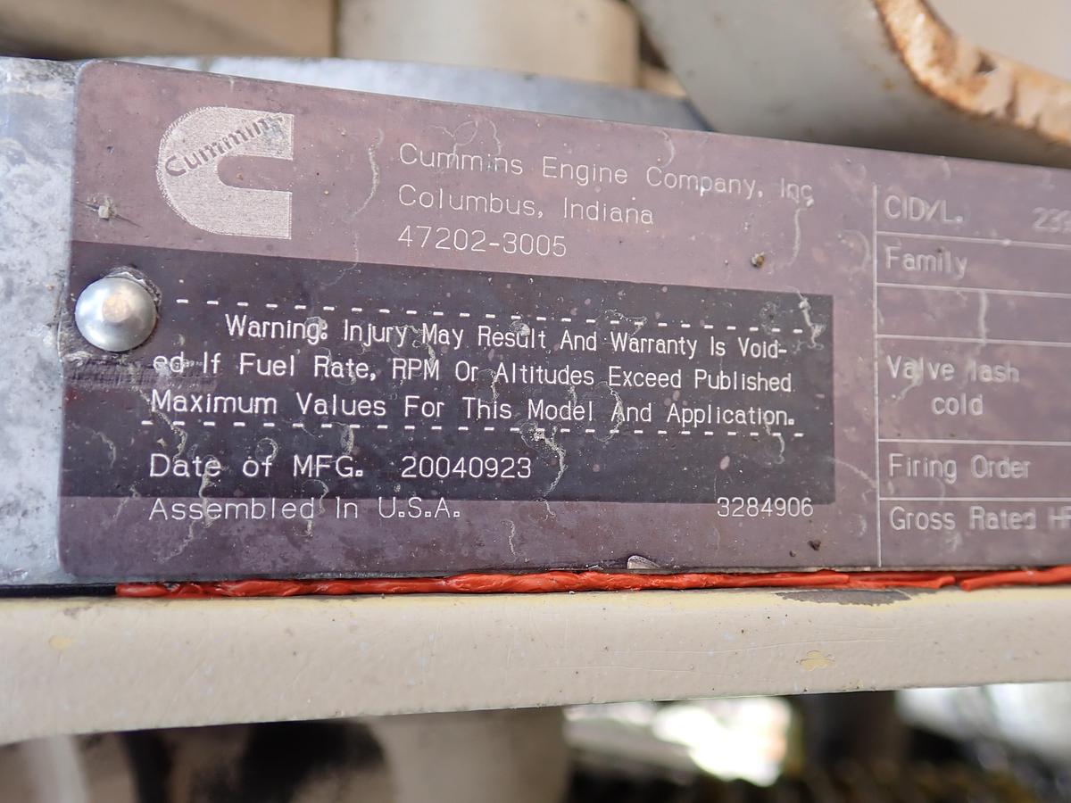 Used 2004 Cummins B3.9C 4BT Turbo Diesel Engine CPL 2808