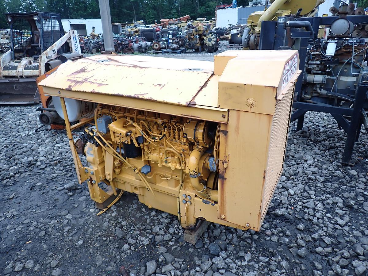 Used John Deere 6081AF001 Diesel Engine Power Unit W/ PTO CLUTCH!